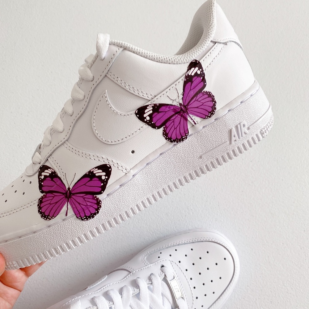 Nike Air force 1o low butterfly custom - Picture 2 of 4
